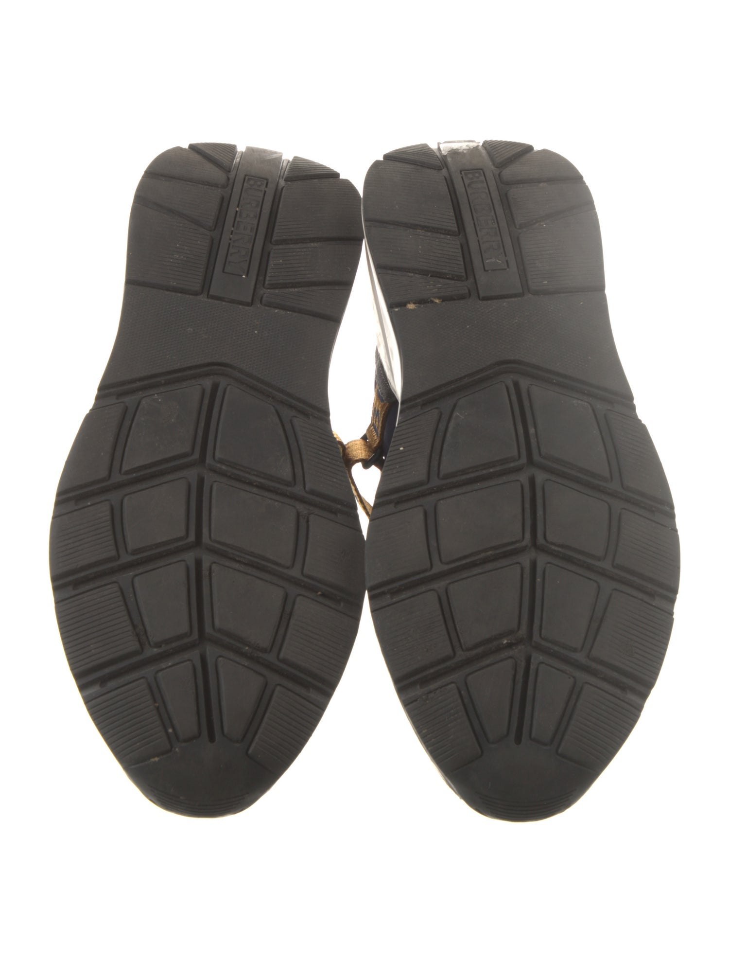 Burberry Canvas Printed Athletic Sneakers